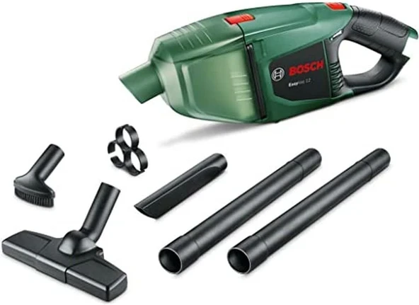 Bosch Akülü El Süpürgesi EasyVac 12 (Akü ve Şarj Cihazı Dahil Değildir, 12 Volt Sistemi, Karton Kutuda) - 1