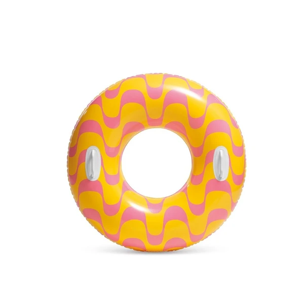 59256 Tutamaçlı Girdap Halkaları Desenli Simit 91 cm - Resim 2