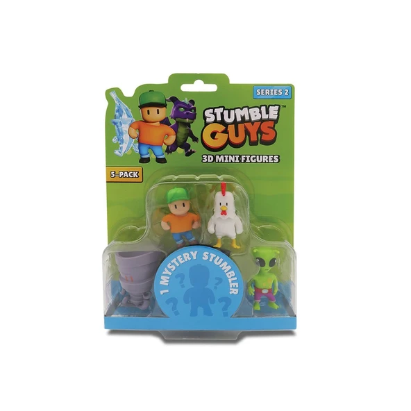 TUY14000 Stumble Guys 5li Mini Figür S2-SG-30006_5 - Resim 4