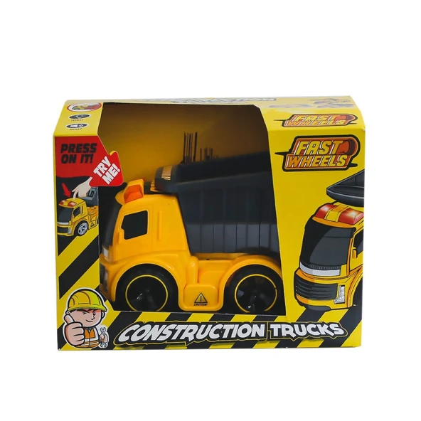 ER-242 Fast Wheels İnşaat Araçları Damperli Kamyon -Erdem Oyuncak ürün görseli