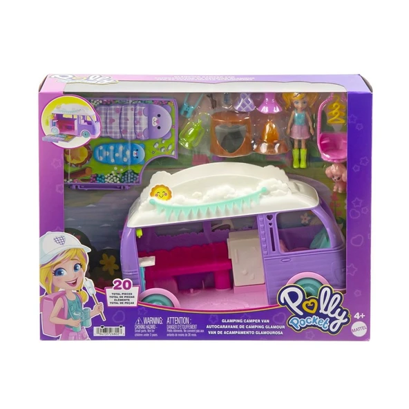 JCC32 Polly Pocket Eğlenceli Karavan Oyun Seti ürün görseli