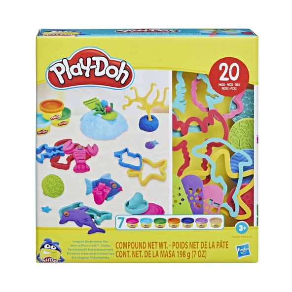 F7384 Play-Doh Creations Hayal Gücü Şekilleri Seti +3 yaş ürün görseli