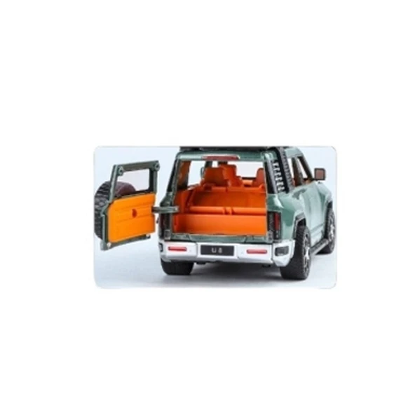 XHD-B2432 -Vardem Çek Bırak  Işıklı ve Sesli Kapıları Açılan Lr Jeep 1:24 - Resim 4
