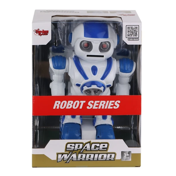 DF-6022 Işıklı ve Müzikli Disk Atan Uzay Savaşçısı Robot - Resim 3