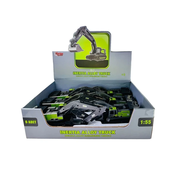 SZT-8887 Sürtmrli Metal İnşaat Aracı Ekskavatör 1 55 - Resim 3