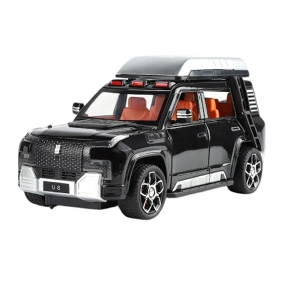XHD-B2432 -Vardem Çek Bırak  Işıklı ve Sesli Kapıları Açılan Lr Jeep 1:24 ürün görseli