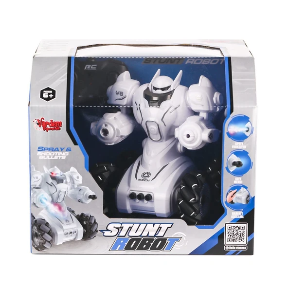 SYR-666-861 Kumandalı Şarjlı Işıklı Roket ve Buhar Atan Robot Araba -Vardem Oyuncak ürün görseli