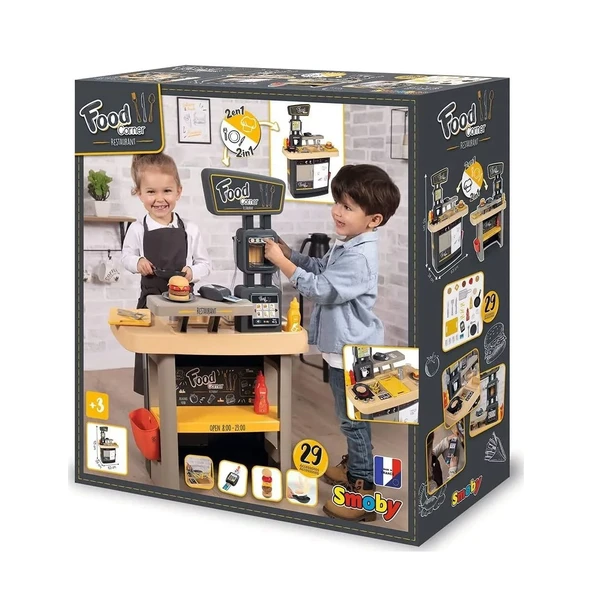 7600310910 Smoby Food Corner Restoranı Oyun Seti ürün görseli