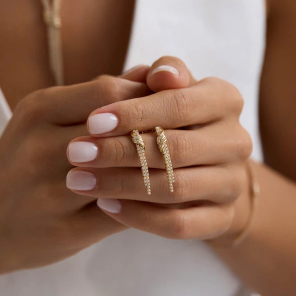 Kemerli İki Sıra Su Yolu Takı Seti - 3