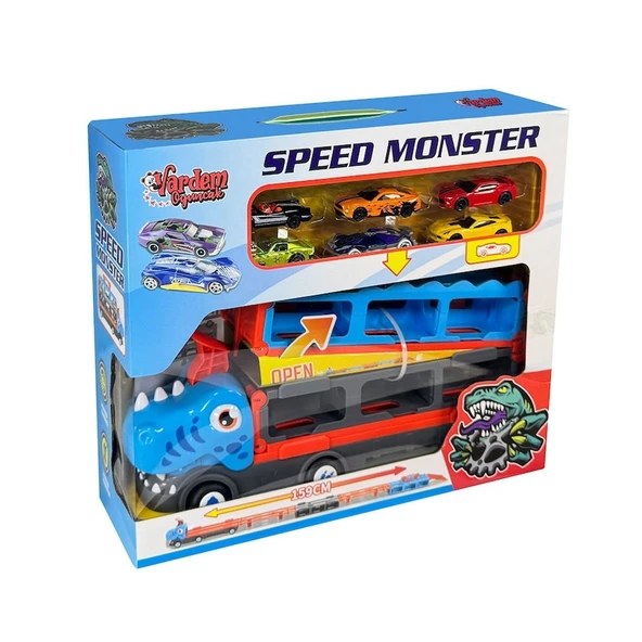 GD001 Parkurlu Araba Fırlatan Dinazor -Vardem Oyuncak ürün görseli