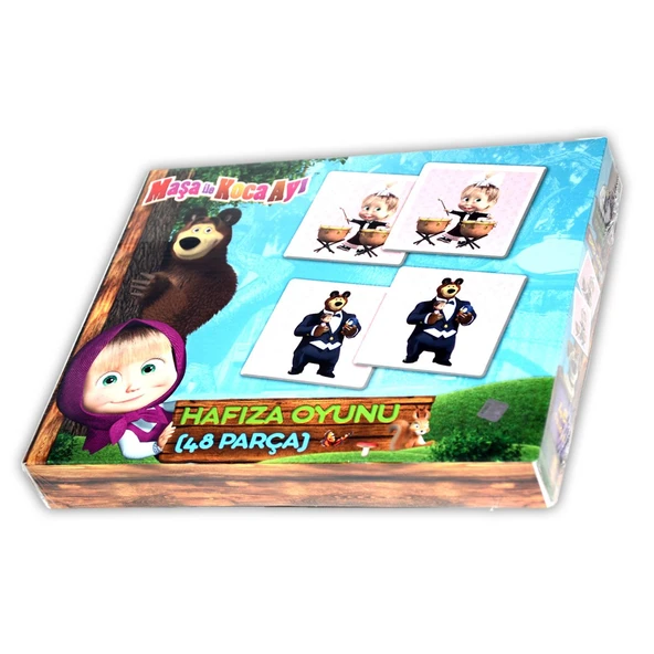 MS7572 Maşa ile Koca Ayı Hafıza Oyunu -Laço ürün görseli