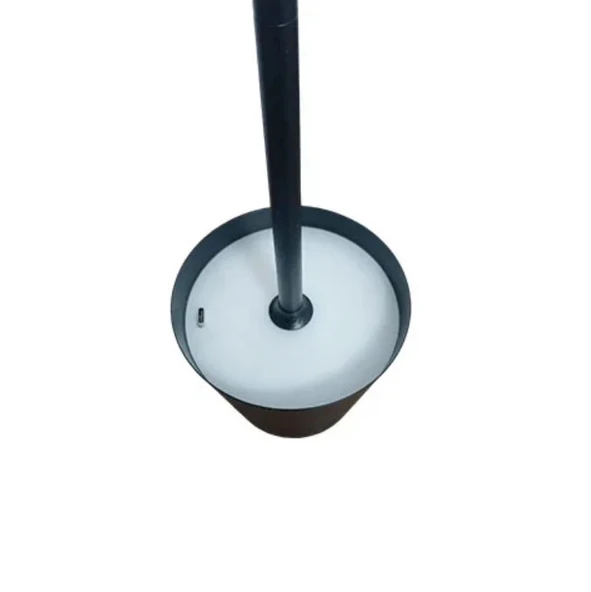 CATA İstanbul Şarjlı Masa Lambası Dokunmatik SİYAH 3 Renk Işık Beyaz-Günışığı-Amber - 4