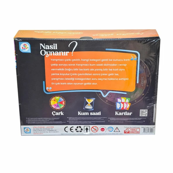 LC7505 Bilgi Çarkı - Laço Kids - Utku Oyuncak - Resim 2