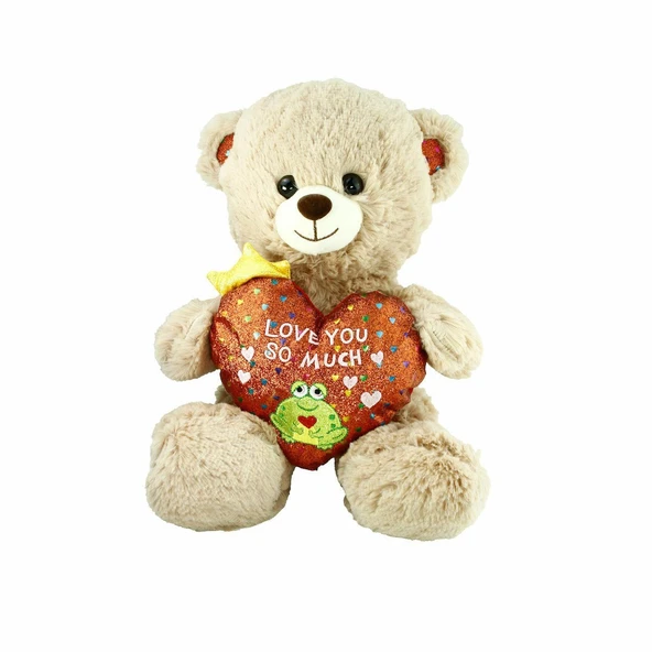 PJH2323 Peluş Kalpli Ayı Love You 30 cm ürün görseli