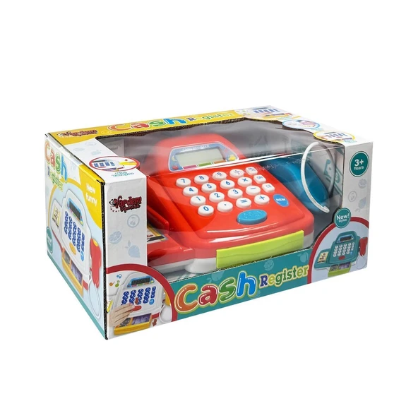 HUA-66109 Işıklı Sesli Yazar Kasa -Vardem Oyuncak - Resim 1