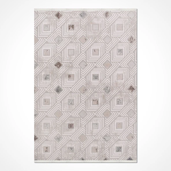 YUNİLLA Velvet Halı-4303Ak ürün görseli