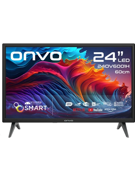 Onvo 24OV6001H 24" 60 Ekran Uydu Alıcılı HD Ready Smart LED TV ( 12 Volt )