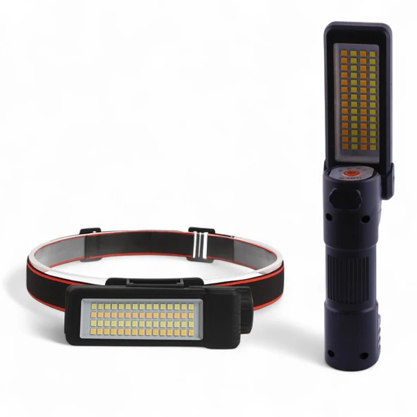 Güçlü Işık Kafa Feneri Kafa Lambası 10W Uzun Menzil Usb Şarjlı Ledli Işık Su Geçirmez Kamp El Feneri - Resim 7