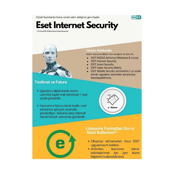 Eset Internet Security 1 Kullanıcı 1 Yıl Kutu Ürün - 2