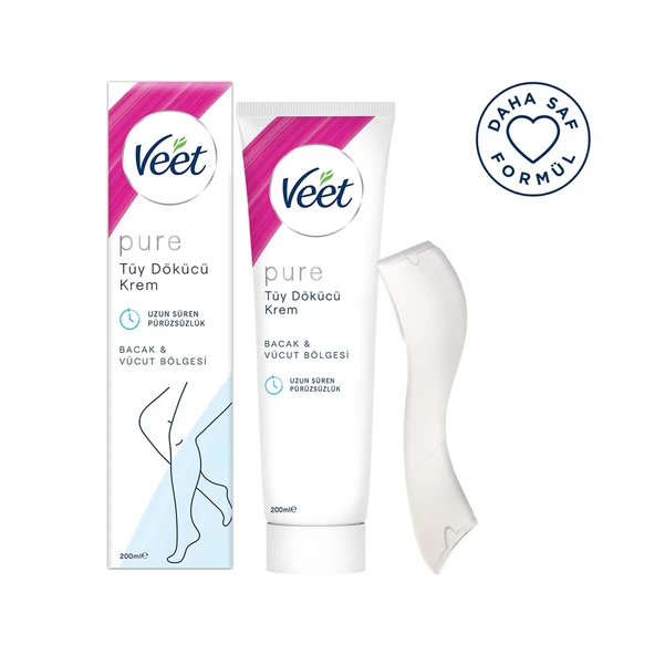Veet Pure Tüy Dökücü Krem 200 ml Hassas Ciltler ürün görseli 1