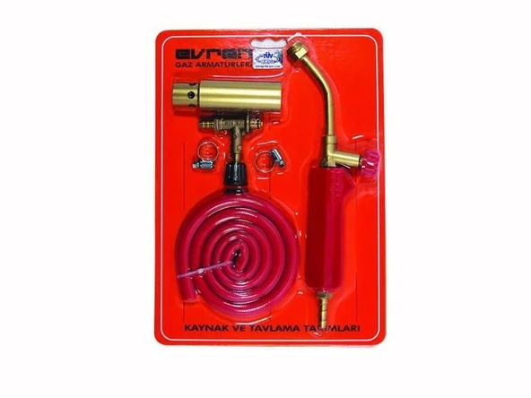 Propan Tutamak 36 mm Hortumlu Takım Evrengaz 302