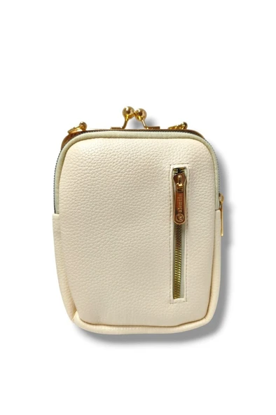 Tuana 230-25 Baskı Deri Omuz Askılı Çapraz Kadın Çanta - 5