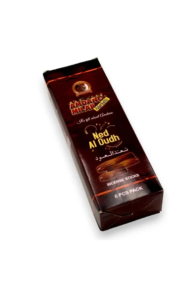 Amdano Milap Tütsü Ud İğnesi (Ned Al Oudh) 20 Çubuk 6 lı Kutu - 1