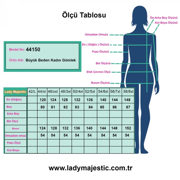 KADIN BÜYÜK BEDEN GÖMLEK - Resim 5