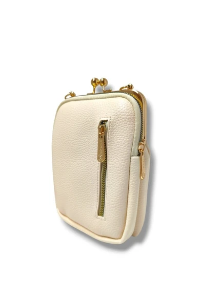 Tuana 230-25 Baskı Deri Omuz Askılı Çapraz Kadın Çanta - 6