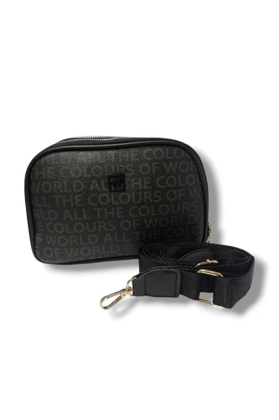 Tuana 220-25 Deri Kabartma Yazılı Omuz Askılı Kadın Çanta - 4