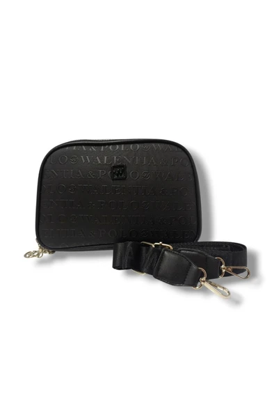 Tuana 210-25 Deri Yazı Desenli Omuz Askılı Kadın Çanta - 10