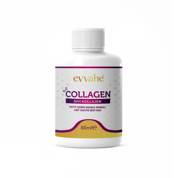 Evvahe Doğal Sıvı Collagen 60ml  (30 Adet) - 1