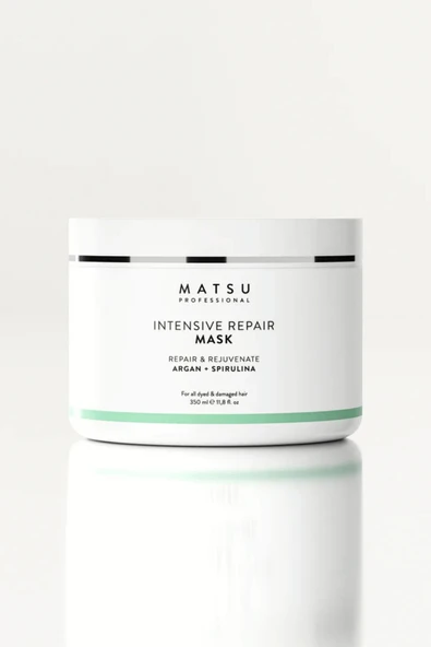 Matsu Boyalı Ve Hasar Görmüş Saçlar Için Yoğun Onarıcı Intensive Repair Saç Bakım Maskesi 350 ml - 1