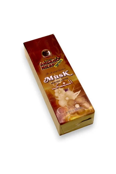 Amdano Milap Tütsü Misk (Musk) 20 Çubuk 6 lı Kutu - 1