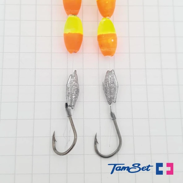 TAMSET Tek İğneli Alabalık Hazır Olta Takımı 3ad - 4