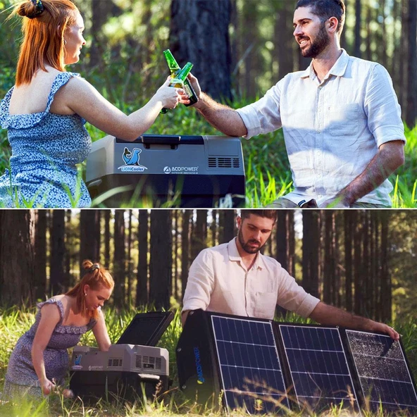 Acopower PX40 12/24/220Volt 40Litre Kompresörlü Tekerlekli Outdoor Oto Buzdolabı (Akü Dahil Değildir) - 6