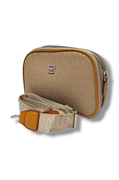 Tuana 220-25 Deri Kabartma Yazılı Omuz Askılı Kadın Çanta - 2