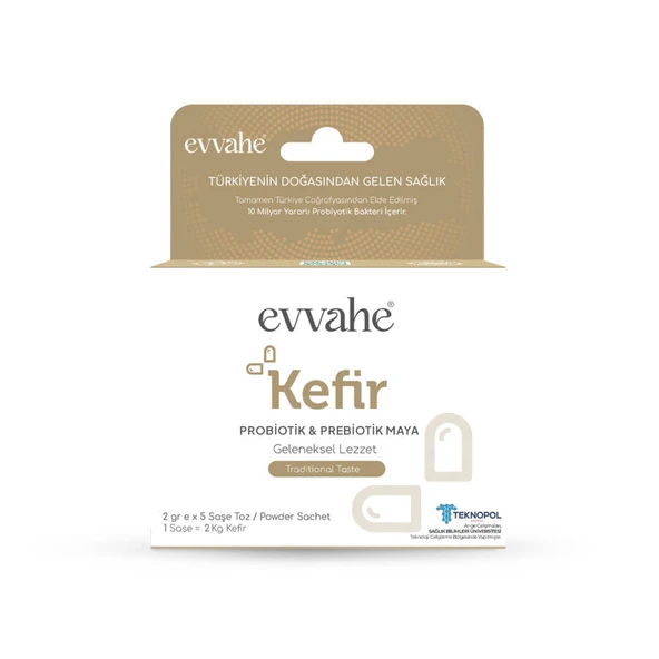Evvahe Doğal Kefir 2gr x 5 şase - 1