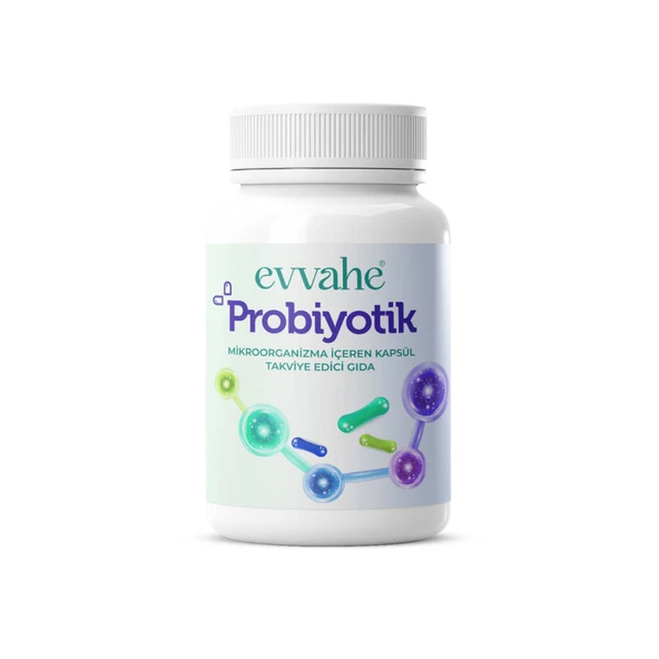 Evvahe Doğal Probiyotik Mikroorganizma (60 Kapsül) - 1