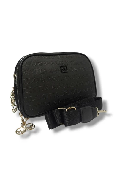 Tuana 210-25 Deri Yazı Desenli Omuz Askılı Kadın Çanta - 11