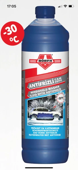 Börfh -30 Cam Suyu Antifirizli 5 Lt