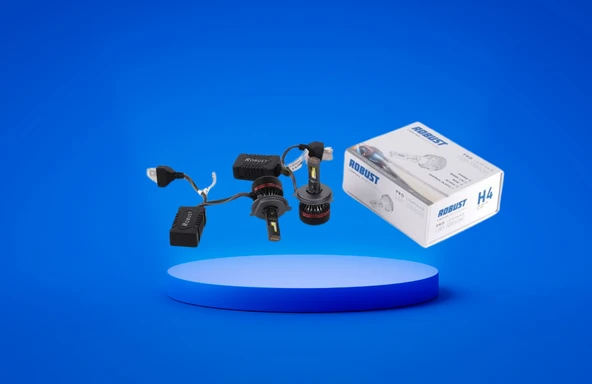 ROBUST H4  PRO LUMINAR 12-24V /60W/12000LÜMEN/7000K LED XENON - 1