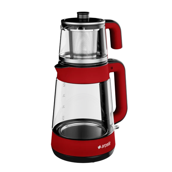 Arçelik CM 6964 K Resital Kırmızı 1900 W Cam Çay Makinesi