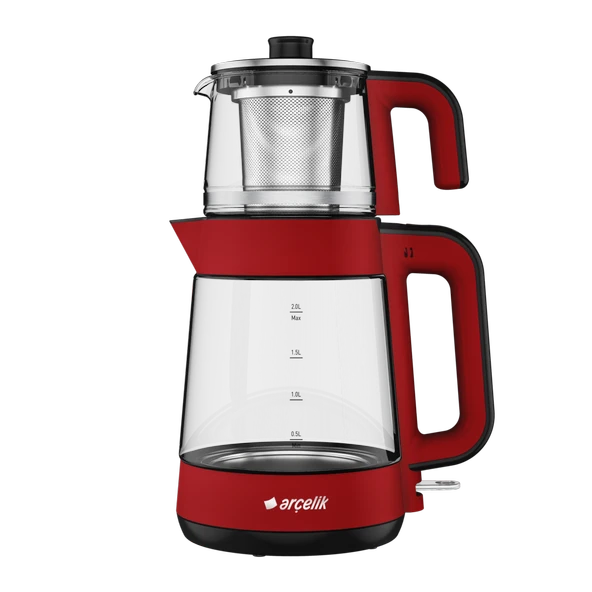 Arçelik CM 6964 K Resital Kırmızı 1900 W Cam Çay Makinesi - 2