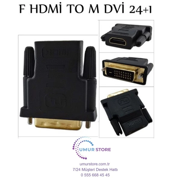 F Hdmi To M Dvi 24+1 ürün görseli 1