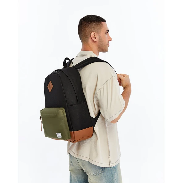 FreeCamp DayPack Limited Sırt Çantası-SİYAH-HAKİ - 3