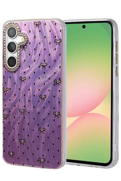 Samsung Galaxy A26 Kılıf Parlak Desenli Taşlı Azn-Blade ürün görseli 1