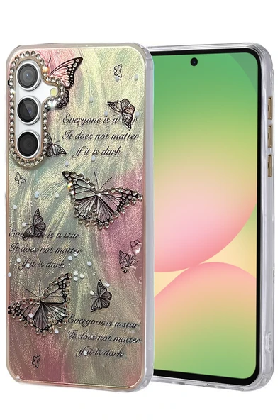 Samsung Galaxy A34 5G Kılıf Parlak Desenli Taşlı Azn-Blade ürün görseli 1