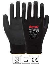 Beybi B-FLEX120 10Beden 12li Micro Köpük Nitril Eldiven (4131X) - 2