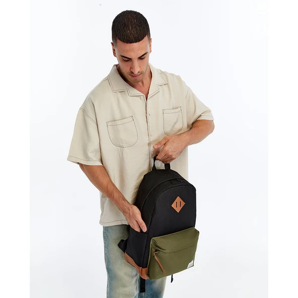 FreeCamp DayPack Limited Sırt Çantası-SİYAH-HAKİ - 5